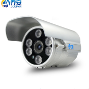 乔安1200线模拟监控摄像头 高清红外夜视摄像机防水探头 BNC接口